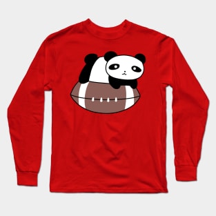 Little Panda and Football Long Sleeve T-Shirt